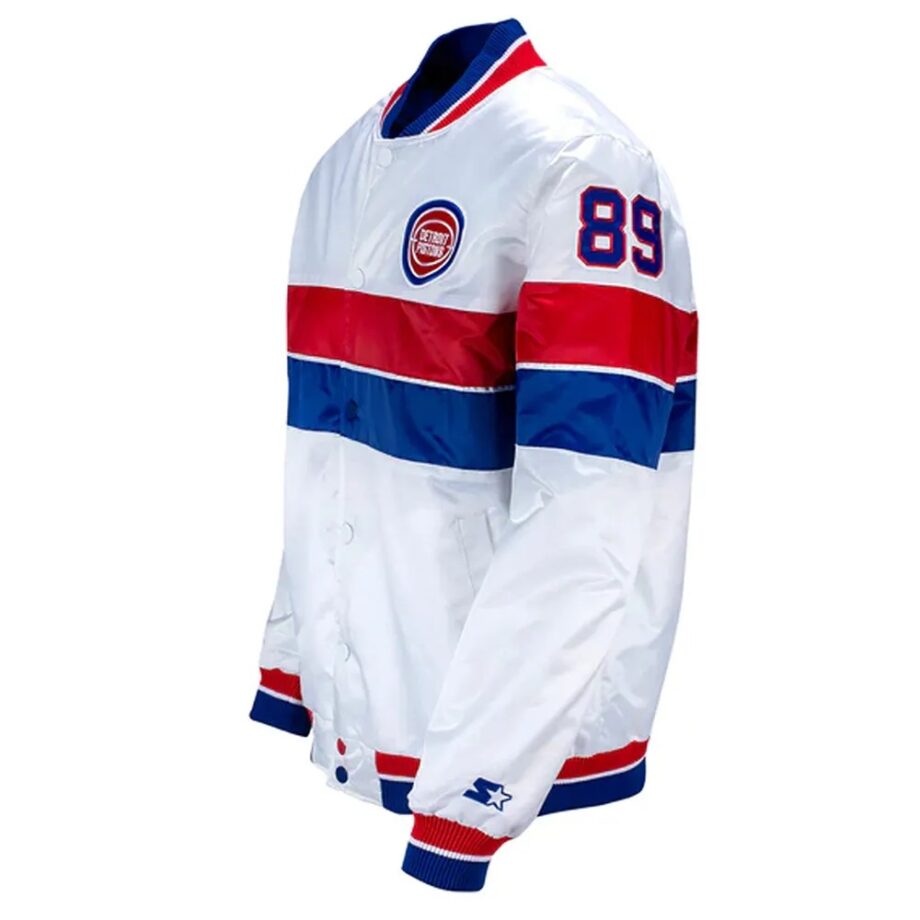 35th Anniversary Detroit Pistons White Jacket