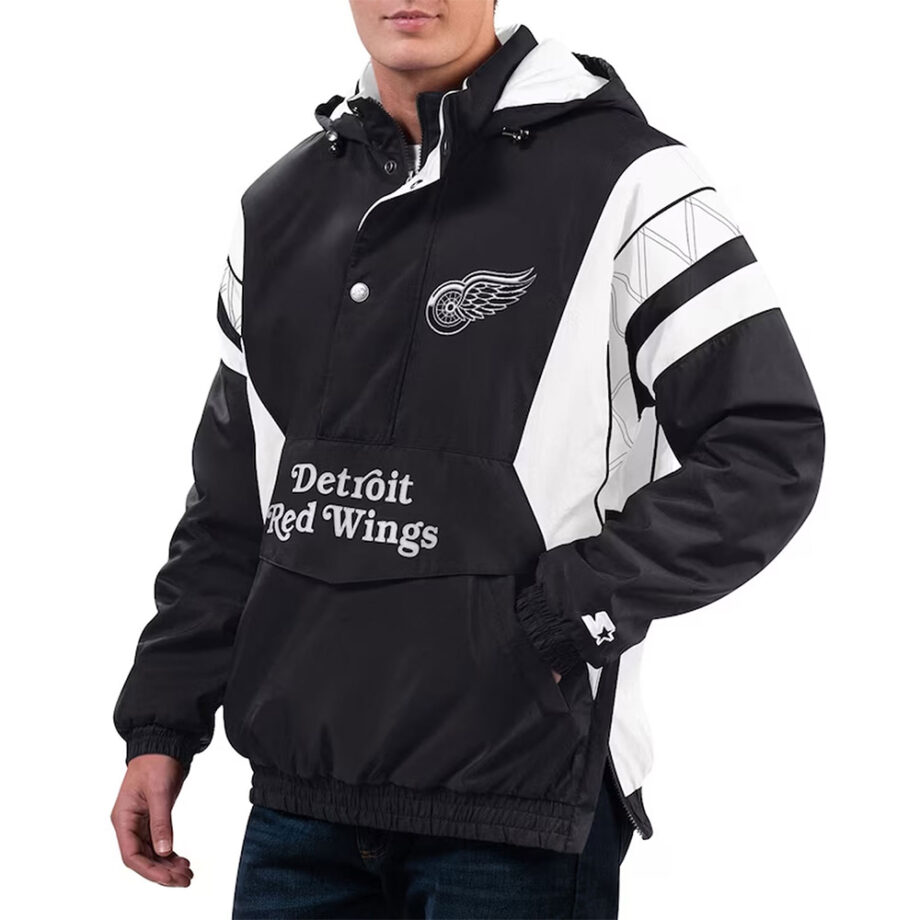 Detroit Red Wings Half-Zip Hoodie Jacket