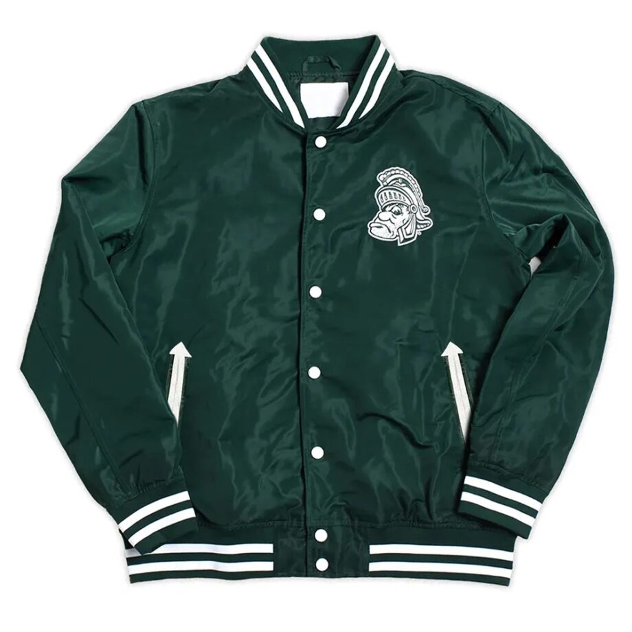 Drake Michigan State Script Bomber Jacket