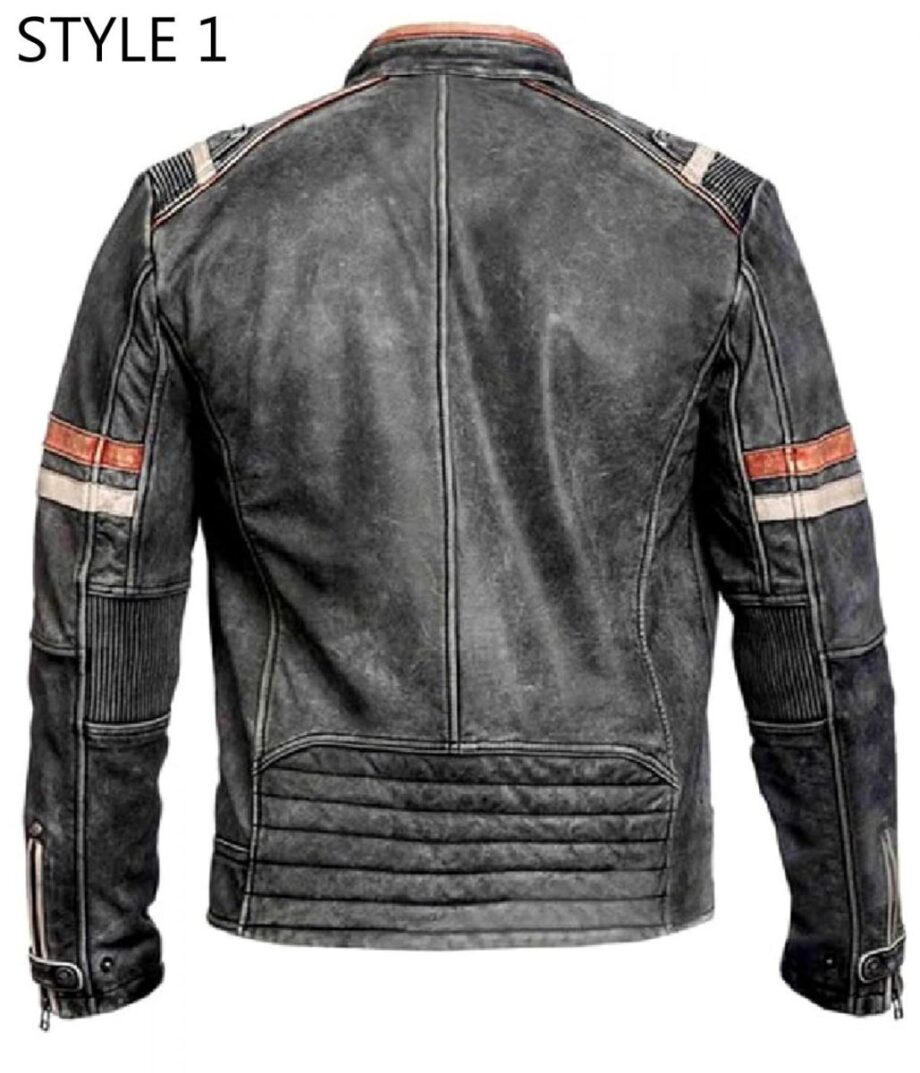 Will Ferrell Eurovision Cafe Racer Leather Jacket