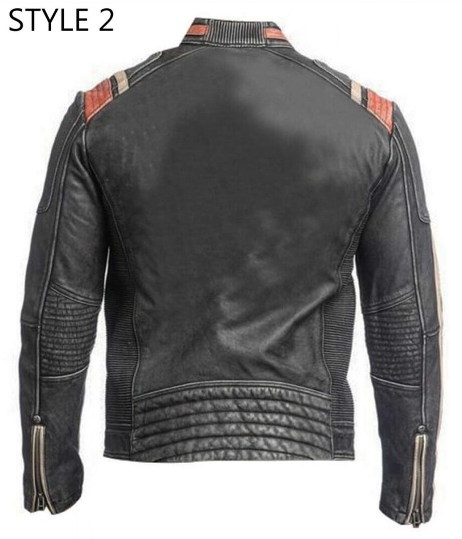 Will Ferrell Eurovision Cafe Racer Leather Jacket