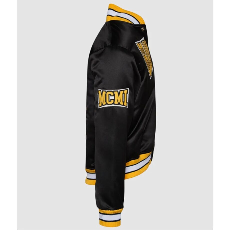 Black Satin Grambling State Tigers Jacket