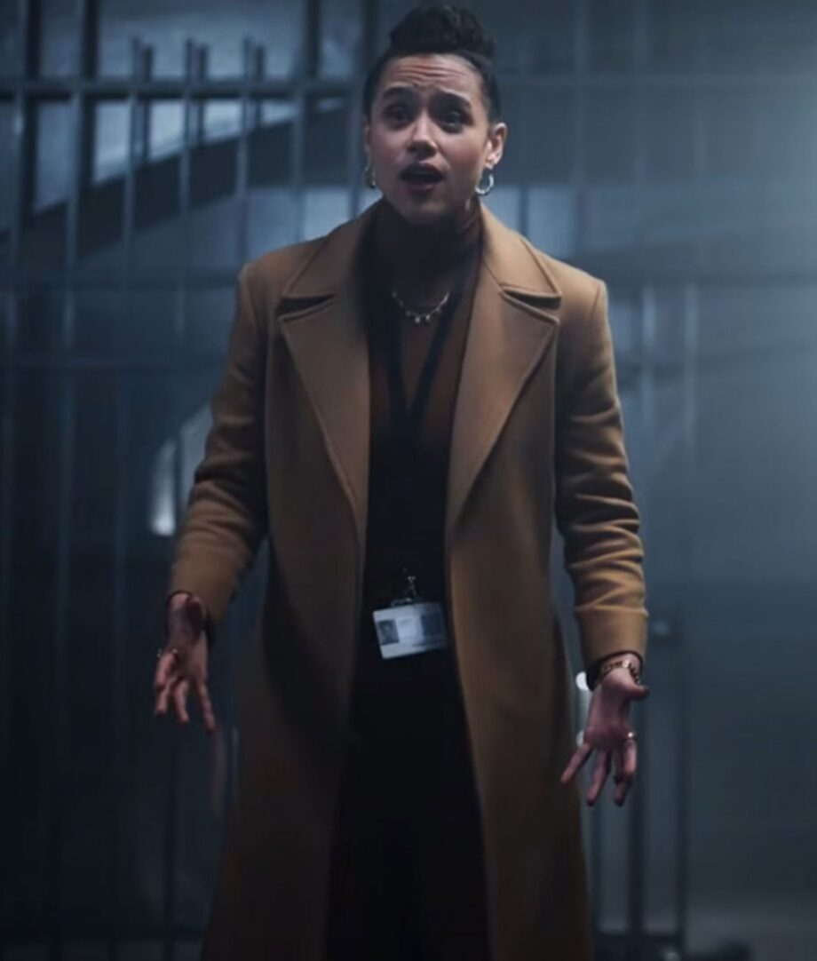 Army of Thieves Nathalie Emmanuel Wool Coat