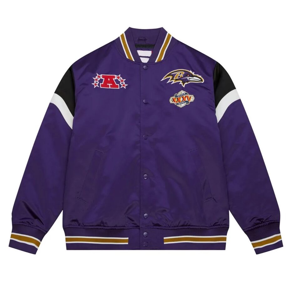 Baltimore Ravens Heavyweight Satin Jacket