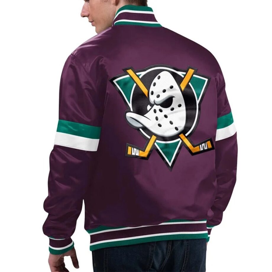 Home Game Anaheim Ducks Purple Jacket