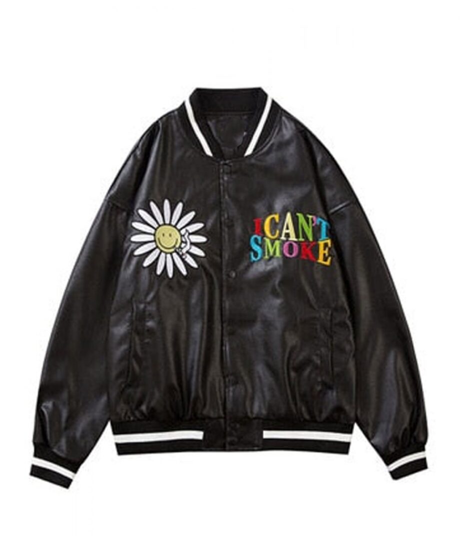 I Cant Smoke Satin Bomber Jacket