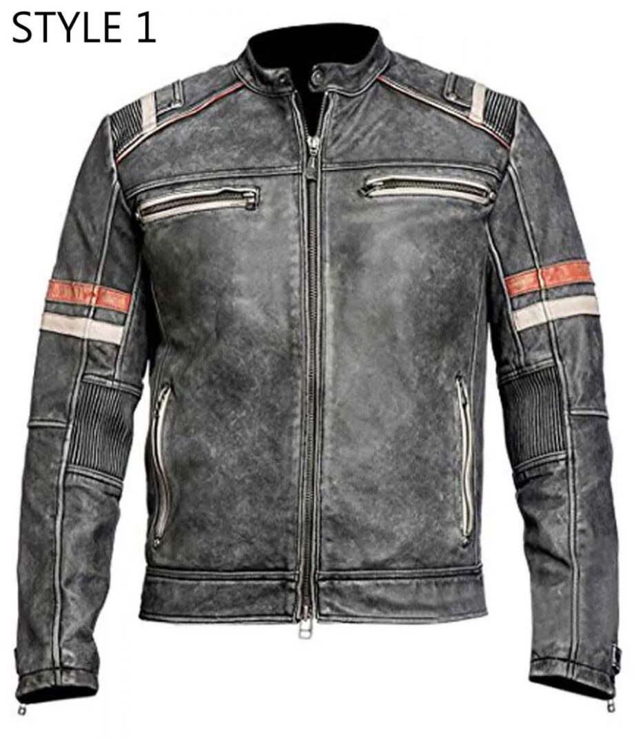 Will Ferrell Eurovision Cafe Racer Leather Jacket