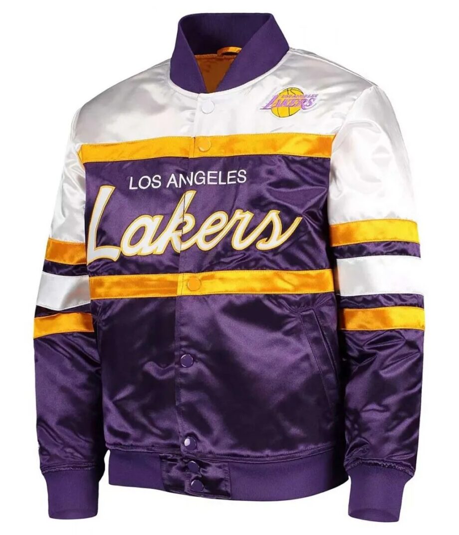 LA Lakers Hardwood Classics Purple/White Jacket