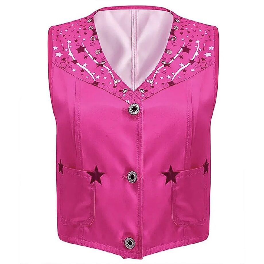 Barbie Margot Robbie Cotton Pink Vest