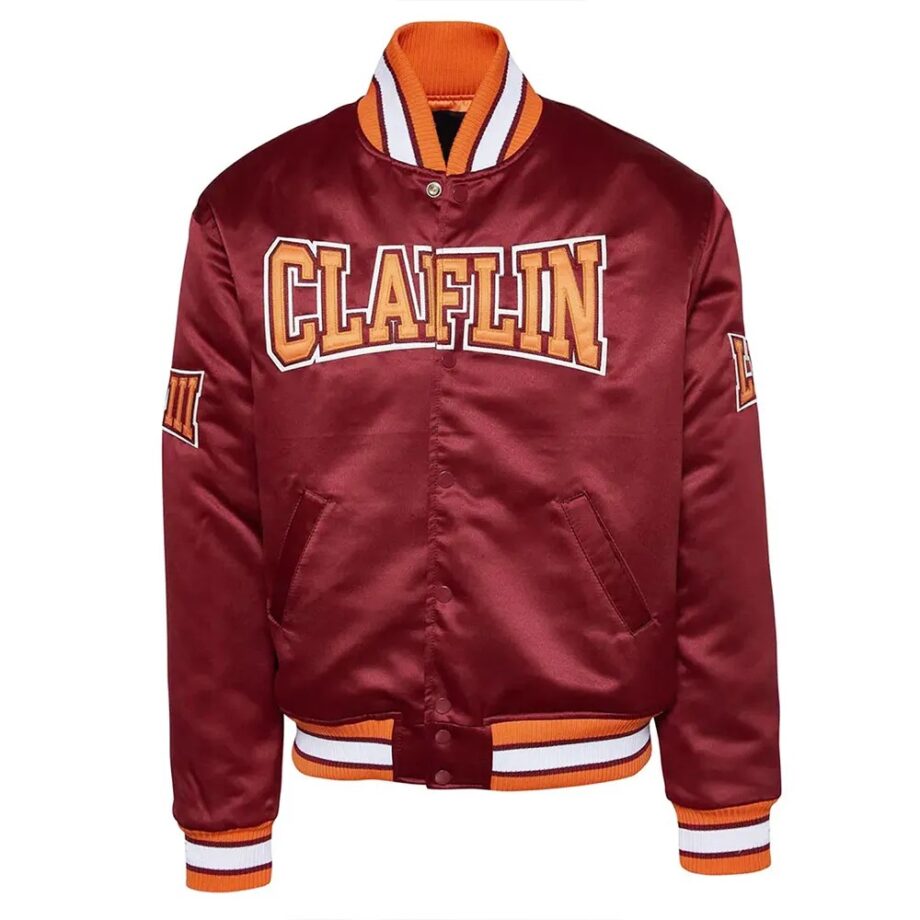 Mens Claflin University Satin Jacket