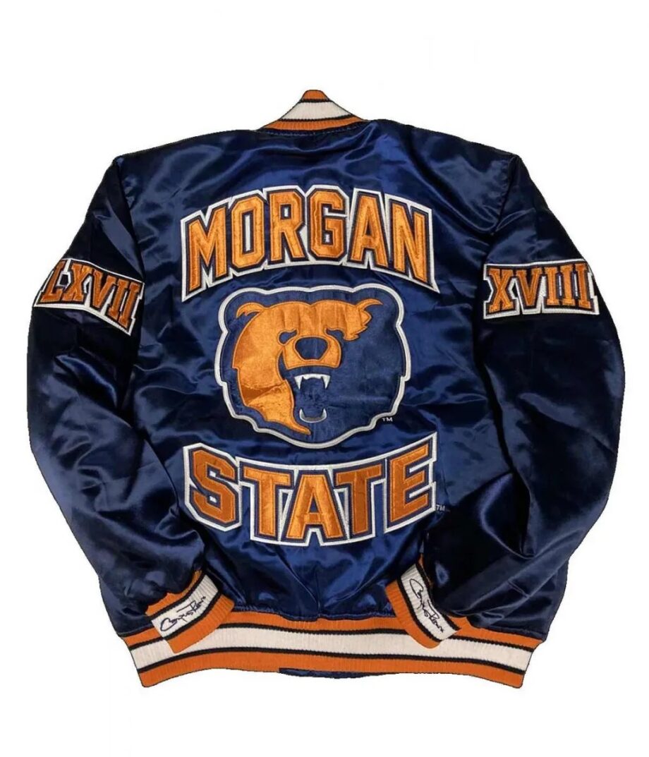 Mens Morgan State University XVII Satin Jacket