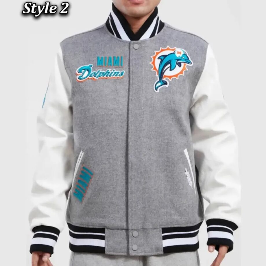 Miami Dolphins Varsity Jacket