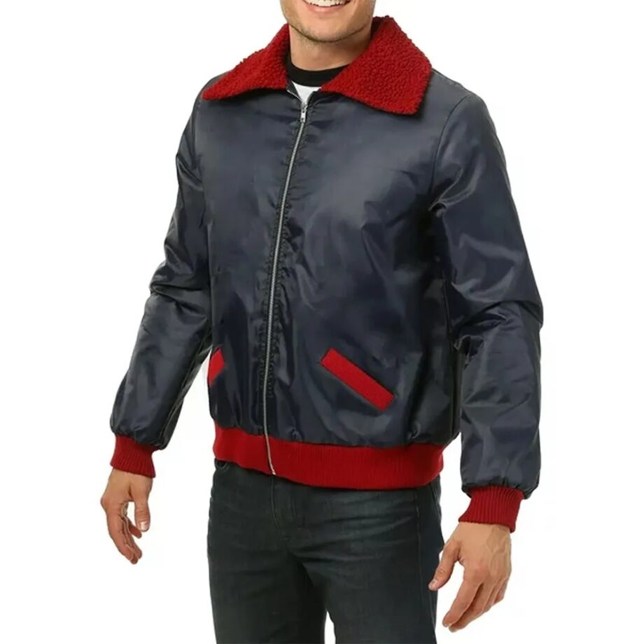 Homer Simpson Navy Bomber Jacket