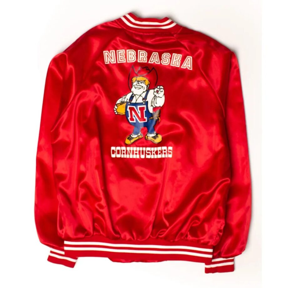 Vintage 1980s Nebraska Cornhuskers Red Jacket