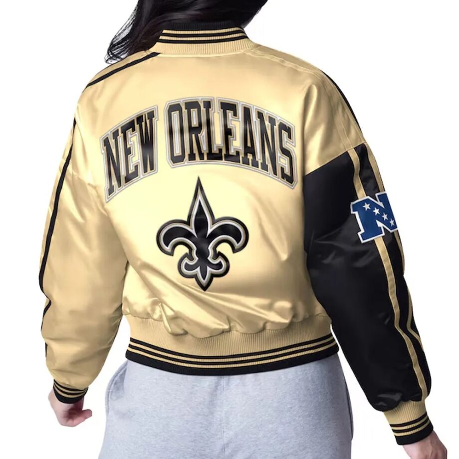 New Orleans Saints Zone Blitz Black/Gold Jacket