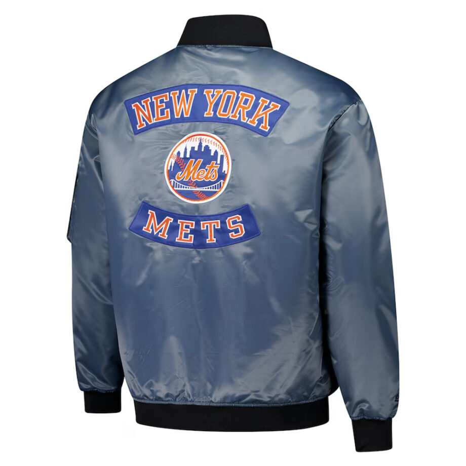 New York Mets Grey Bomber Jacket