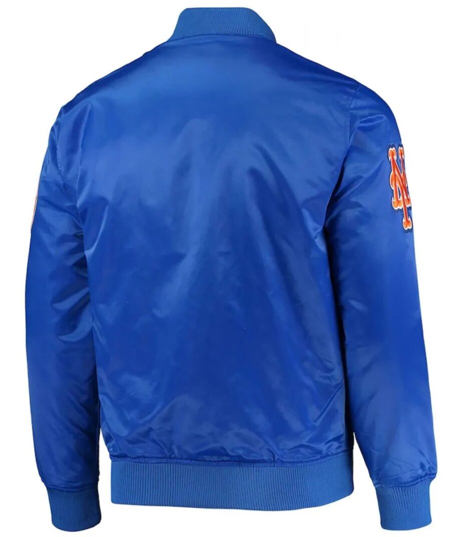 New York Mets Royal Blue Satin Jacket