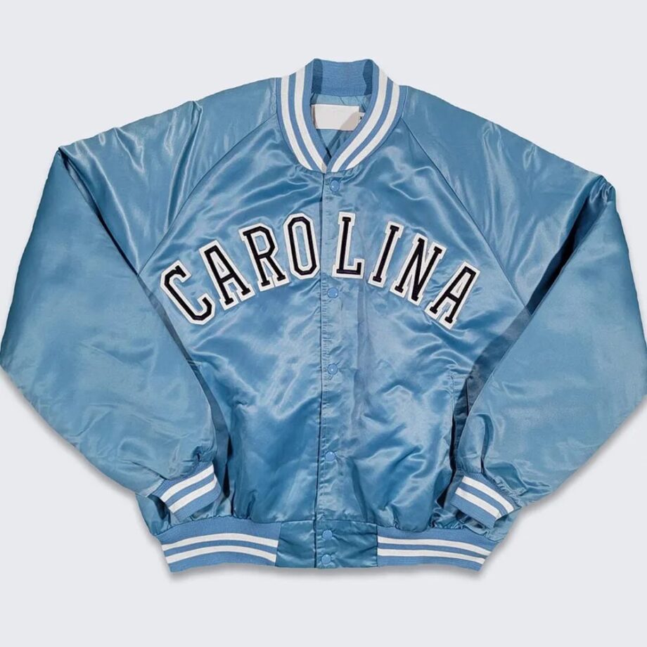 Vintage 90s North Carolina Tar Heels Bomber Jacket