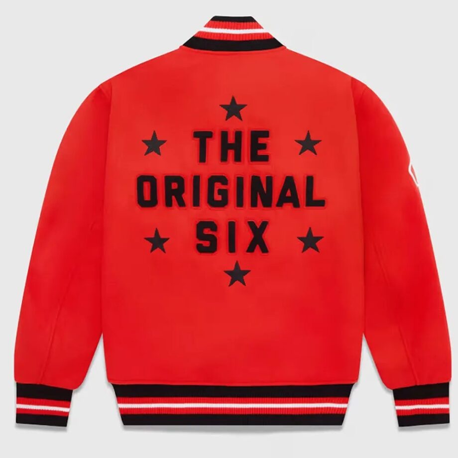 OVO Chicago Blackhawks Varsity Jacket