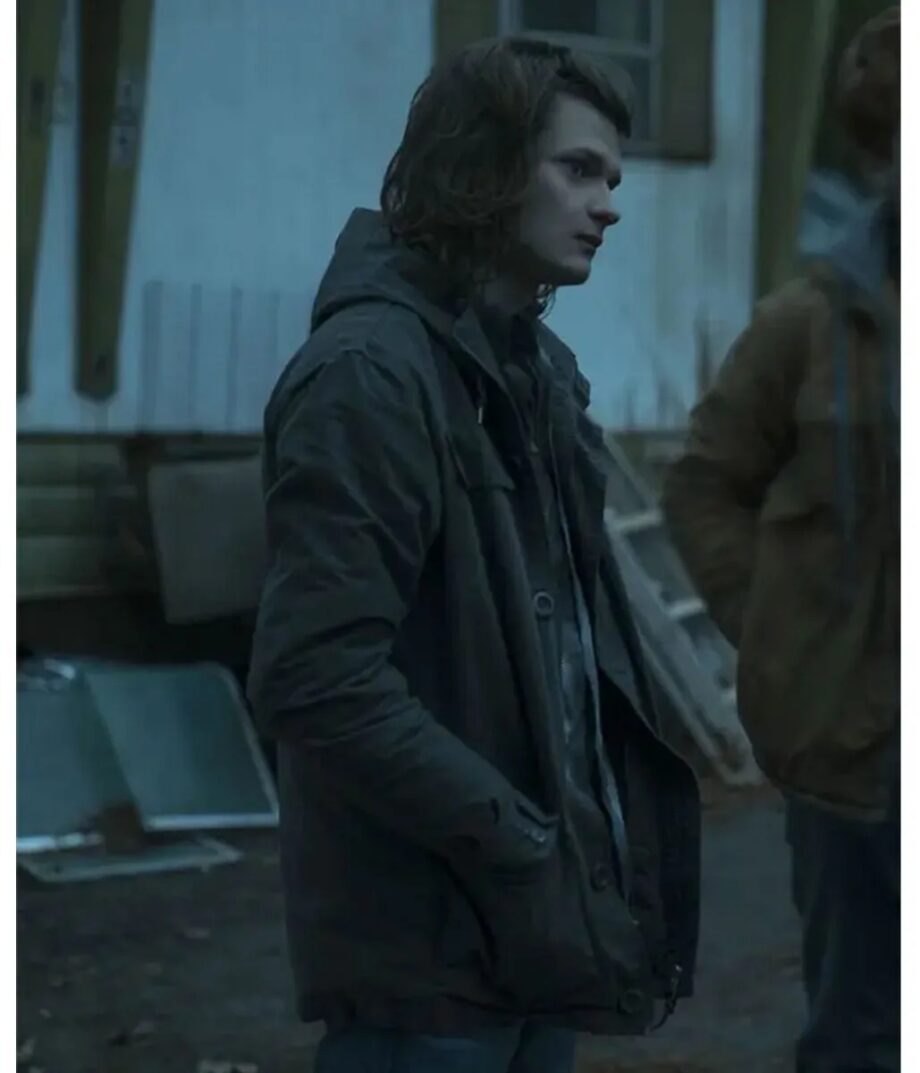 Ozark Charlie Tahan Cotton Grey Hooded Jacket