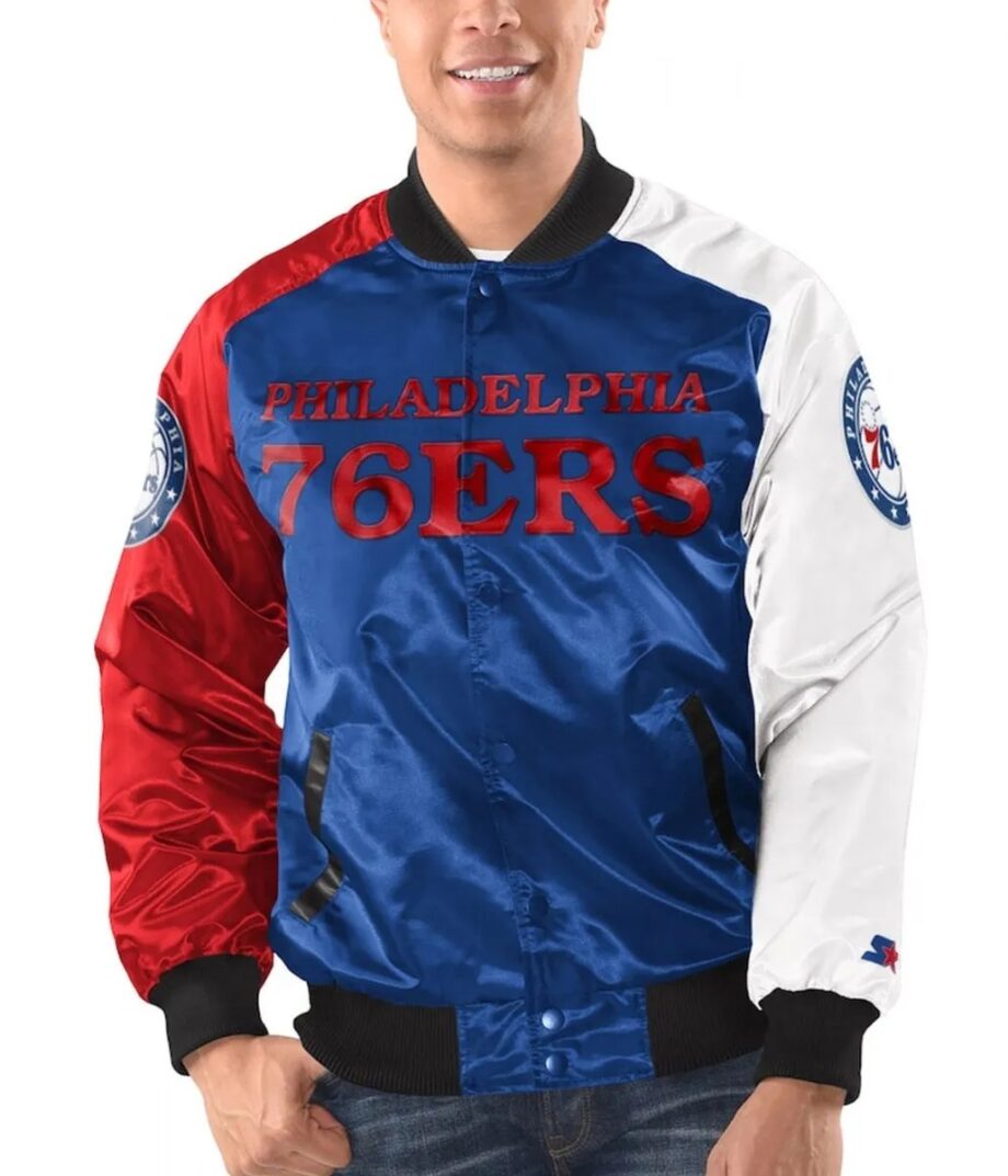 Starter Tricolor Philadelphia 76ers Jacket
