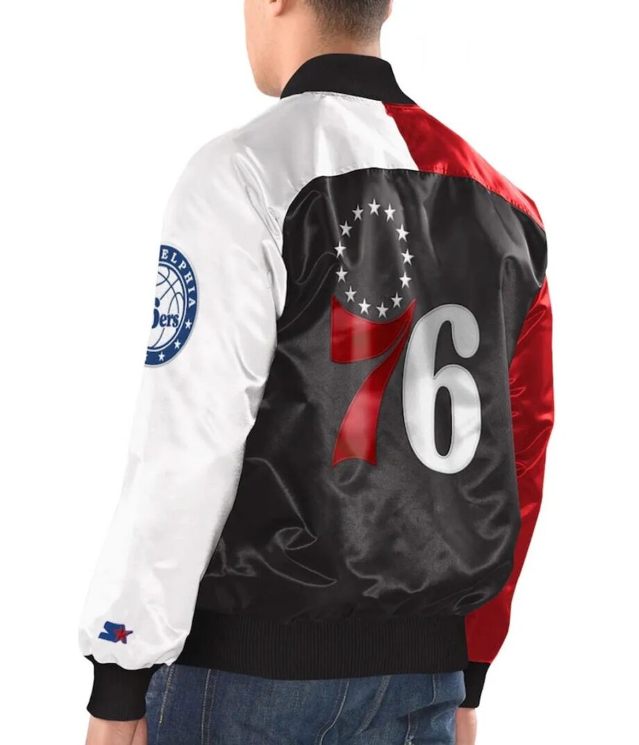 Starter Tricolor Philadelphia 76ers Jacket