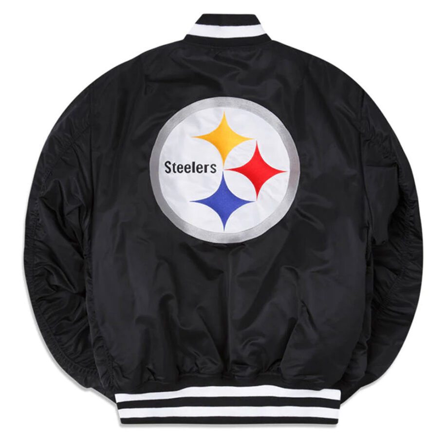 Pittsburgh Steelers MA 1 Bomber Jacket