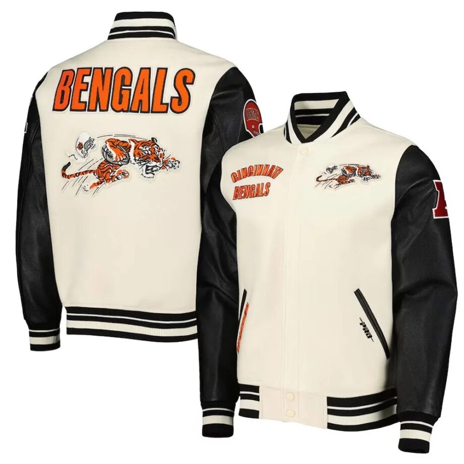 Retro Cincinnati Bengals Varsity Jacket