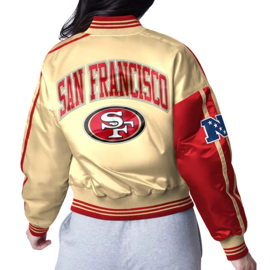 San Francisco 49ers Zone Blitz Scarlet/Gold Jacket