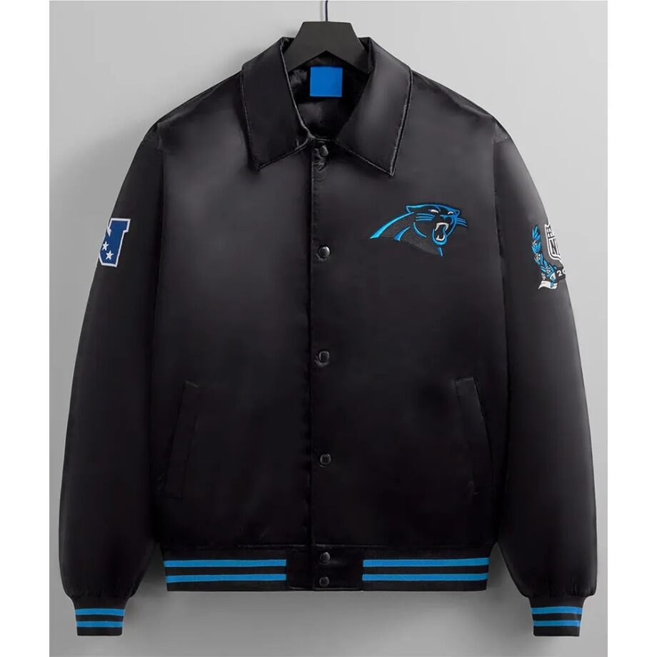 Carolina Panthers Black Bomber Jacket