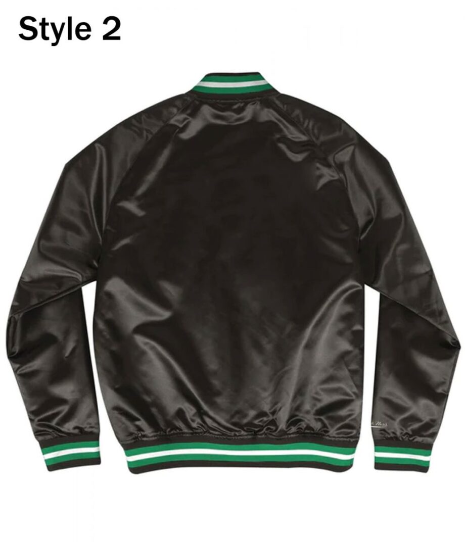 Philadelphia Eagles NFL Satin Black Jacket