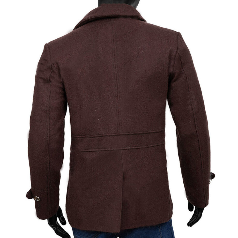 Loki Season 2 Tom Hiddleston Brown Wool Peacoat