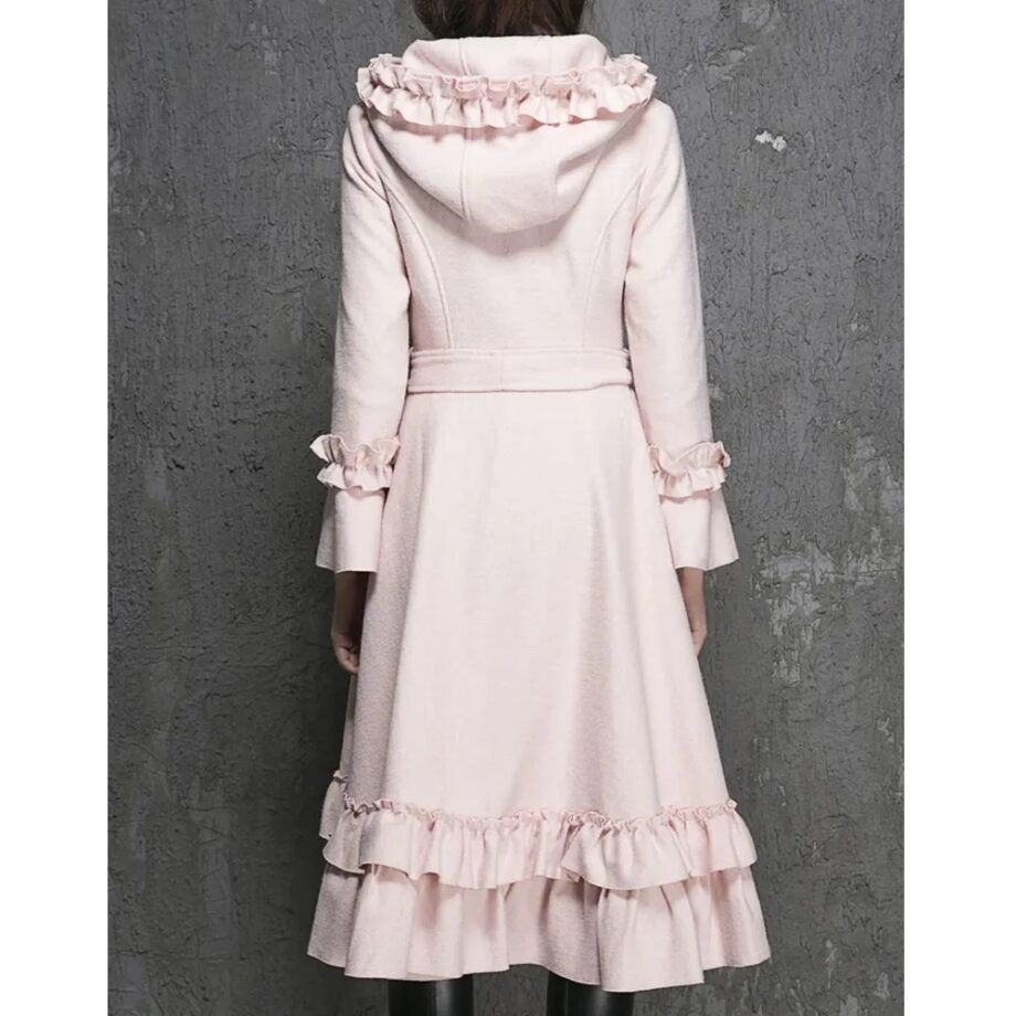 Hooded Wool Maxi Coat