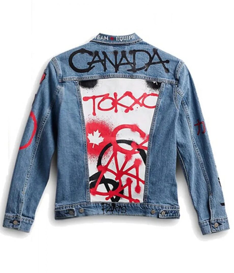 Denim Olympic 2021 Canada Team Jacket