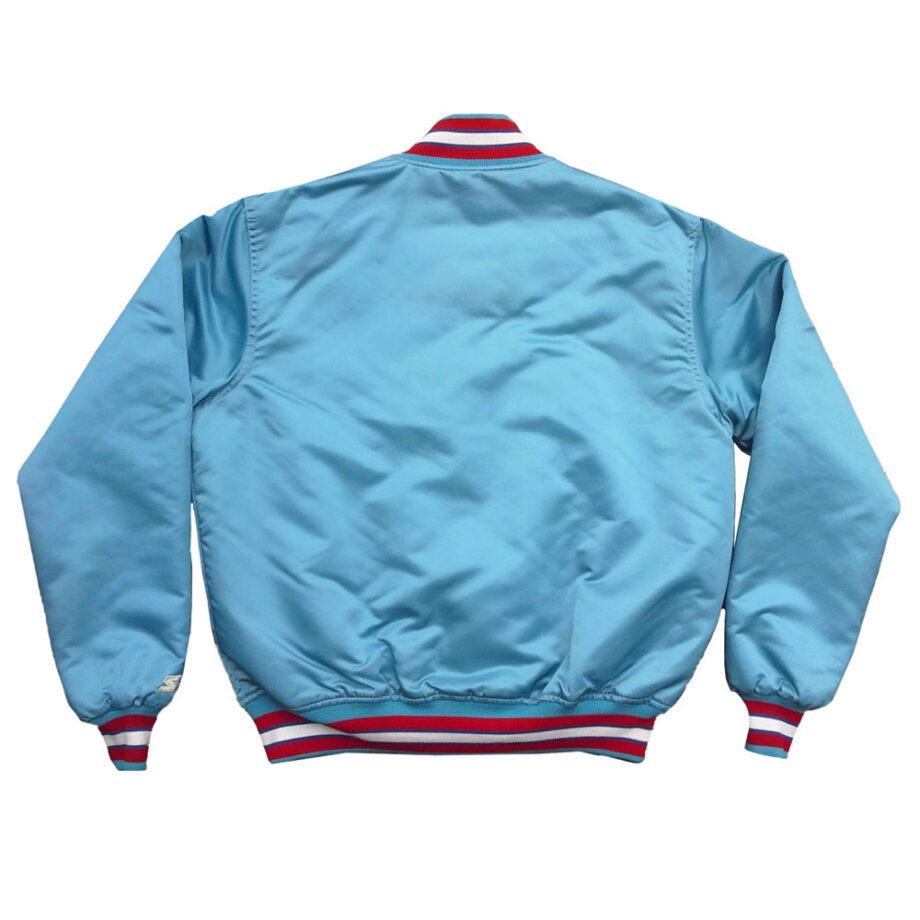 80s Sacramento Kings Mint Satin Jacket