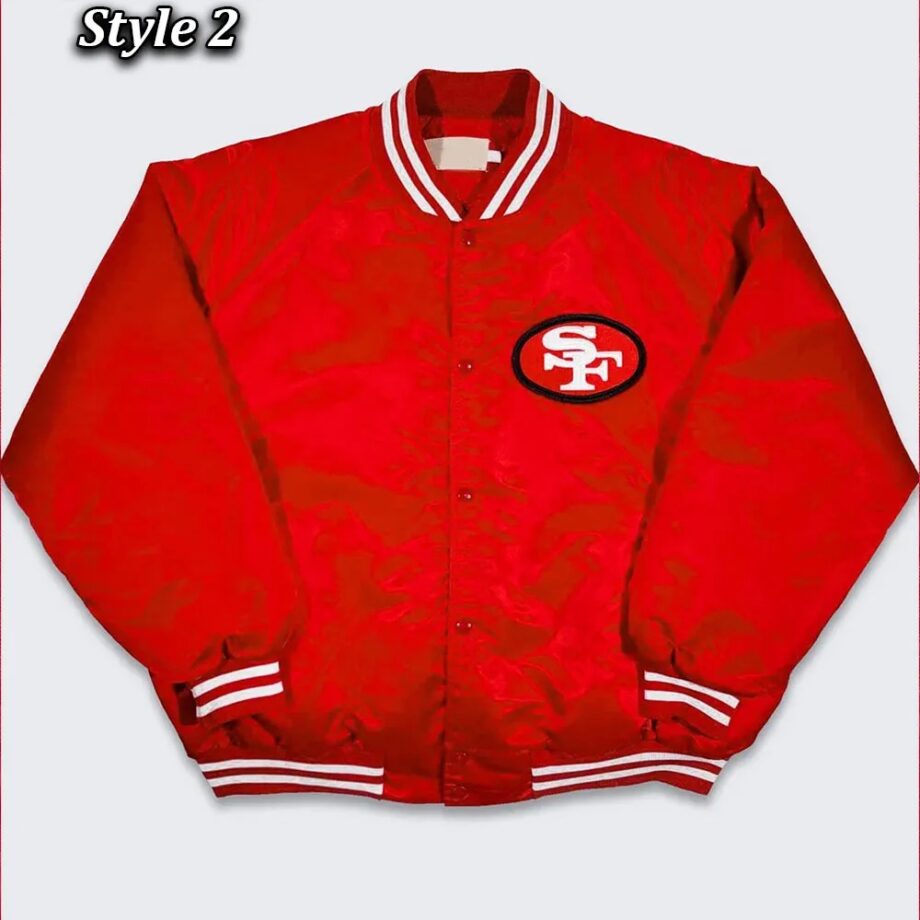 Vintage 80s San Francisco 49ers Bomber Jacket