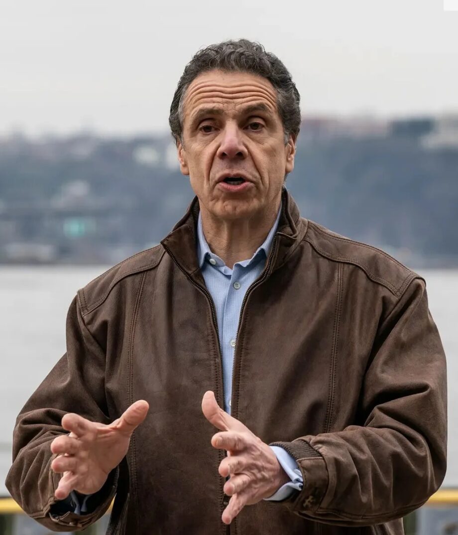 Andrew Cuomo NY Governor Leather Jacket