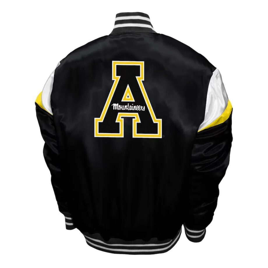 Appalachian State Mountaineers Power Black Satin Jacket