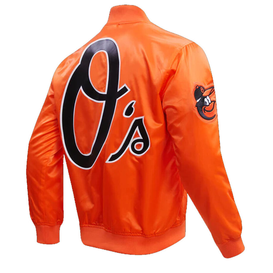 Baltimore Orioles Orange Satin Jacket