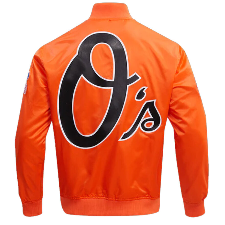 Baltimore Orioles Orange Satin Jacket