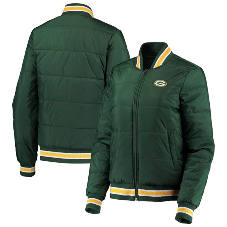 Green Bay Packers Field Goal Green Bomber Jacket