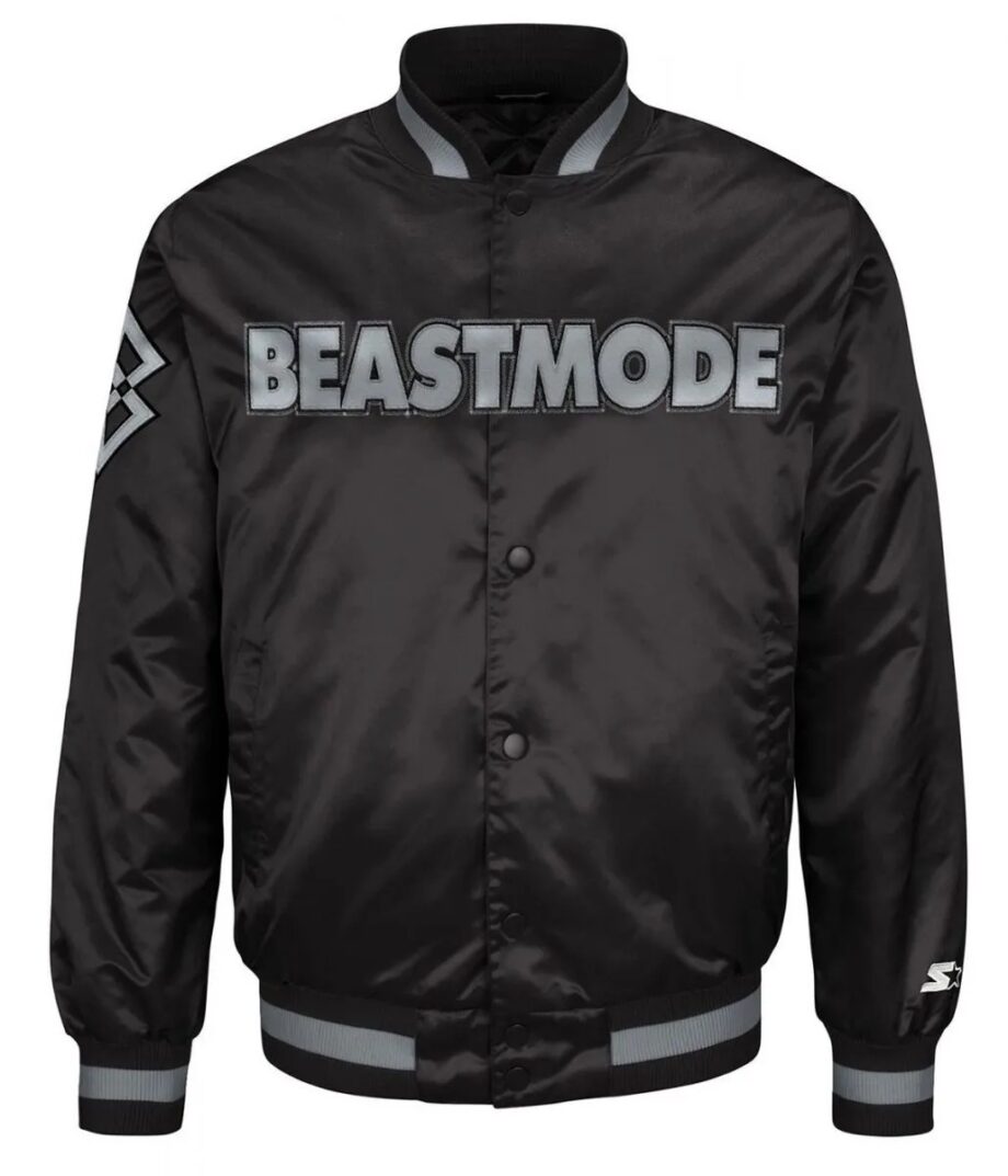 Beast Mode Black Bomber Jacket