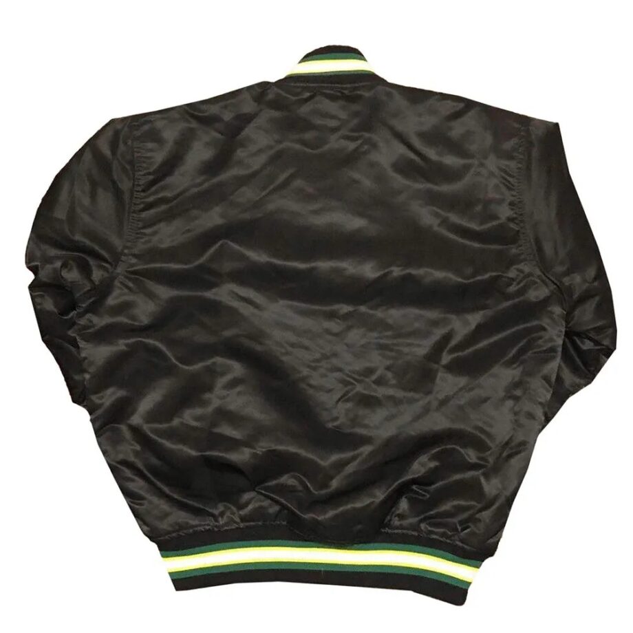 Black Minnesota North Stars NHL Jacket