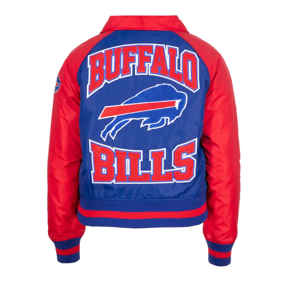 Buffalo Bills Royal & Red Throwback Jacket