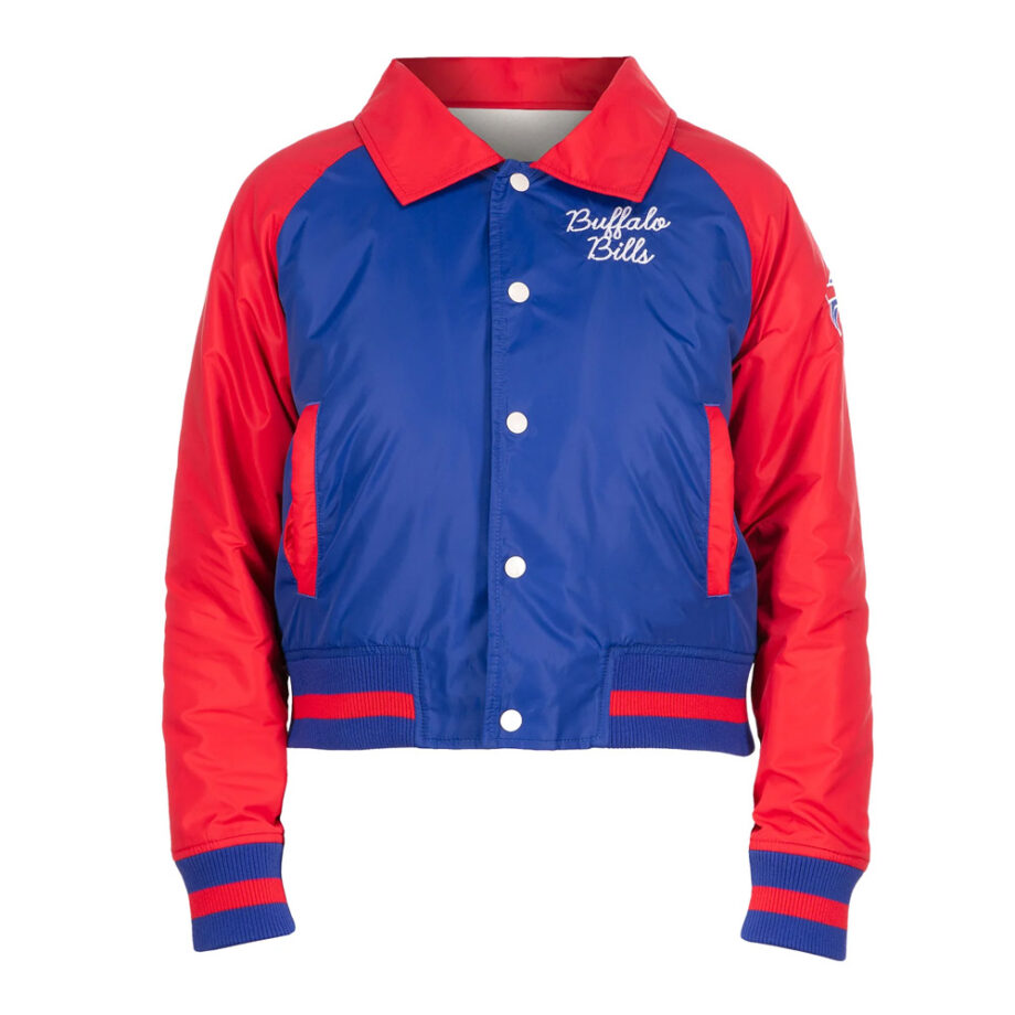 Buffalo Bills Royal & Red Throwback Jacket