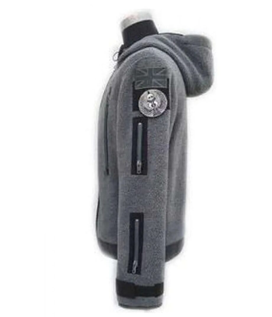Ghost Call of Duty Sherpa Grey Hoodie