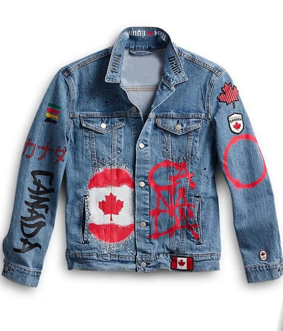 Denim Olympic 2021 Canada Team Jacket