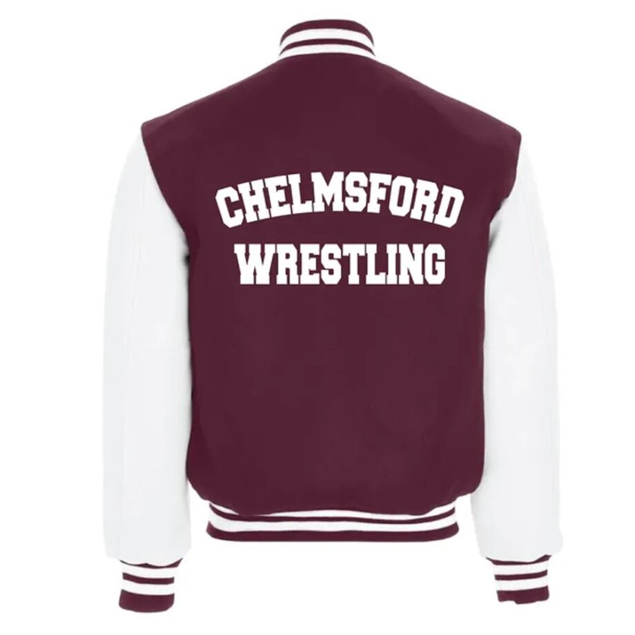 Chelmsford Lions Maroon & White Varsity Jacket