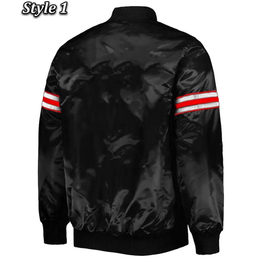Chicago Bulls Pick & Roll Varsity Satin Jacket