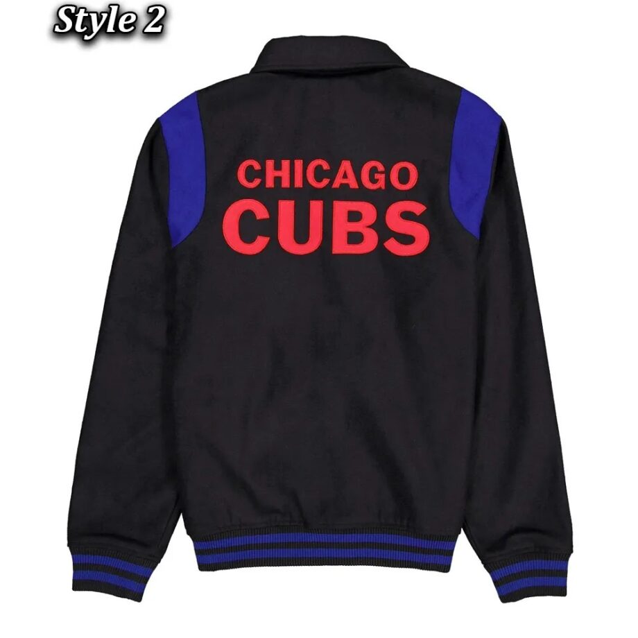 Chicago Cubs Sport Night Teddy Varsity Jacket